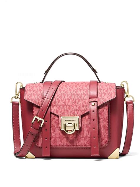 michael kors medium satchel|michael kors manhattan bag medium.